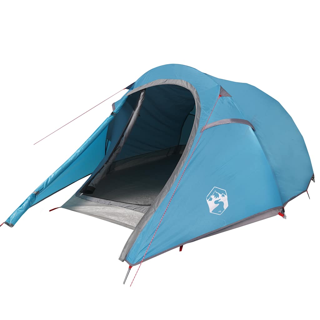 Tenda tunnel Vidaxl Blu impermeabile per 3 persone