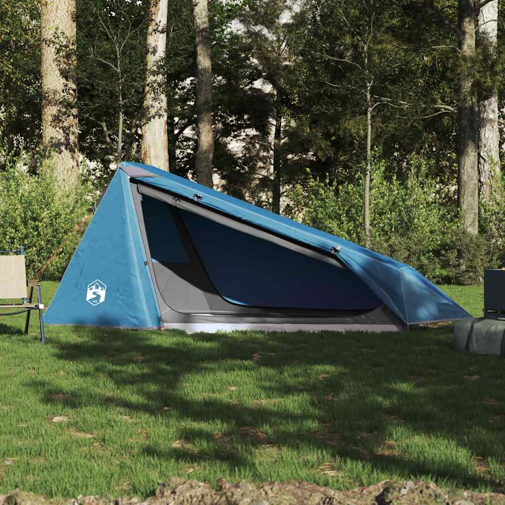 Vidaxl tunneltent 1-persoons waterdicht blauw