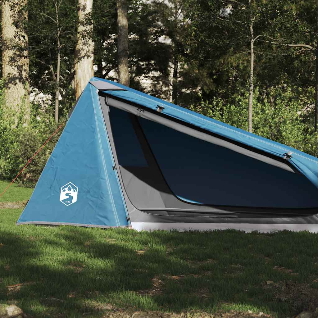 Vidaxl tunneltent 1-persoons waterdicht blauw