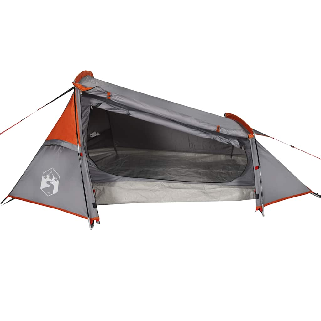 Vidaxl Tung Tent de 2 personas a prueba de agua y naranja