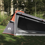 Vidaxl Tunnel tent 2-person waterproof gray and orange