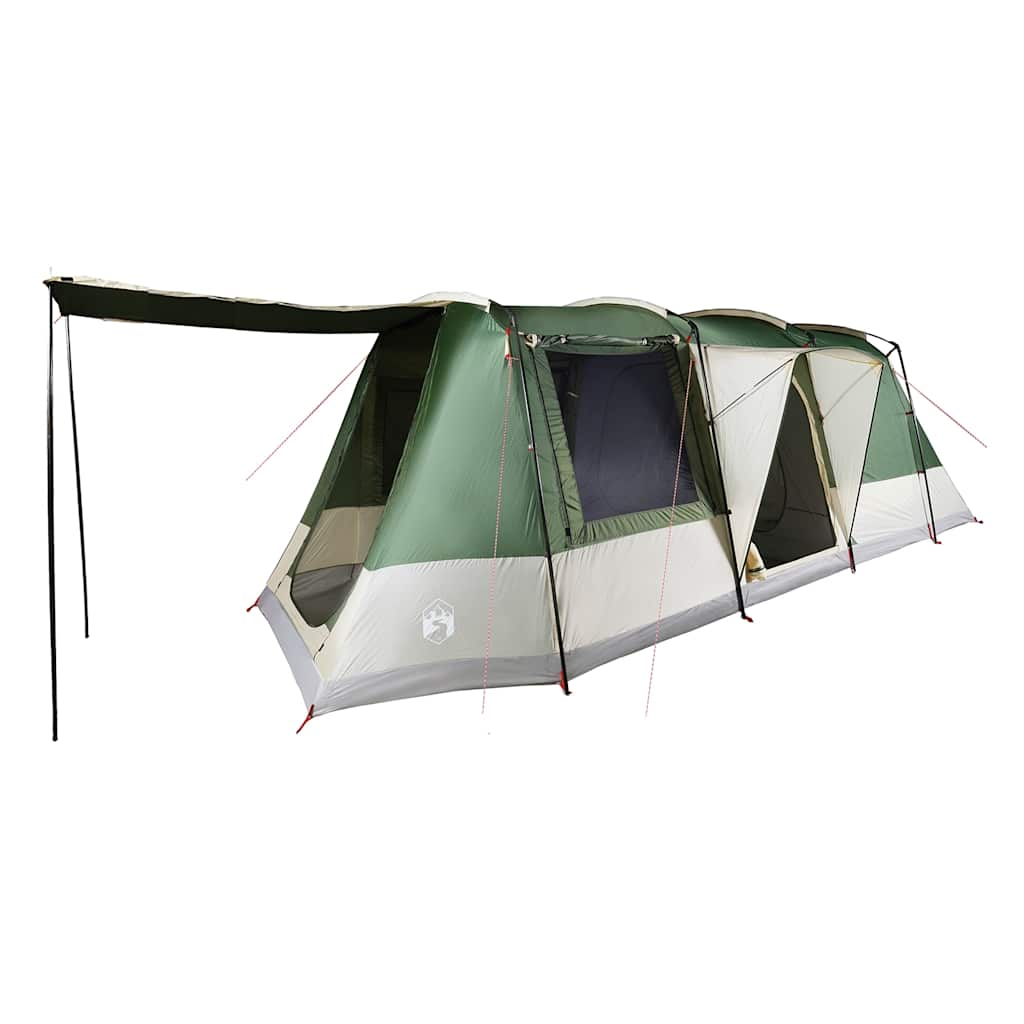 Vidaxl Tunnel Tent Green impermeabile per 4 persone