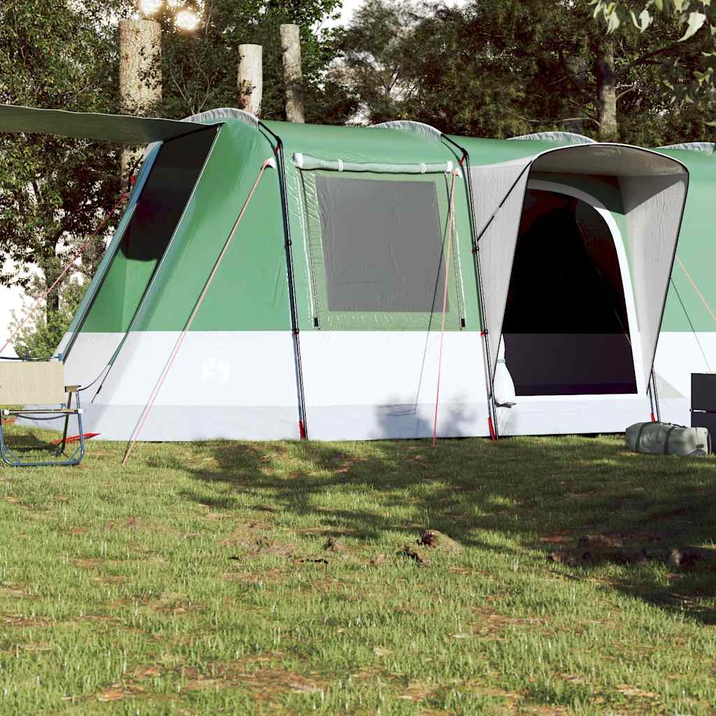 Vidaxl Tunnel Tent Green impermeabile per 4 persone