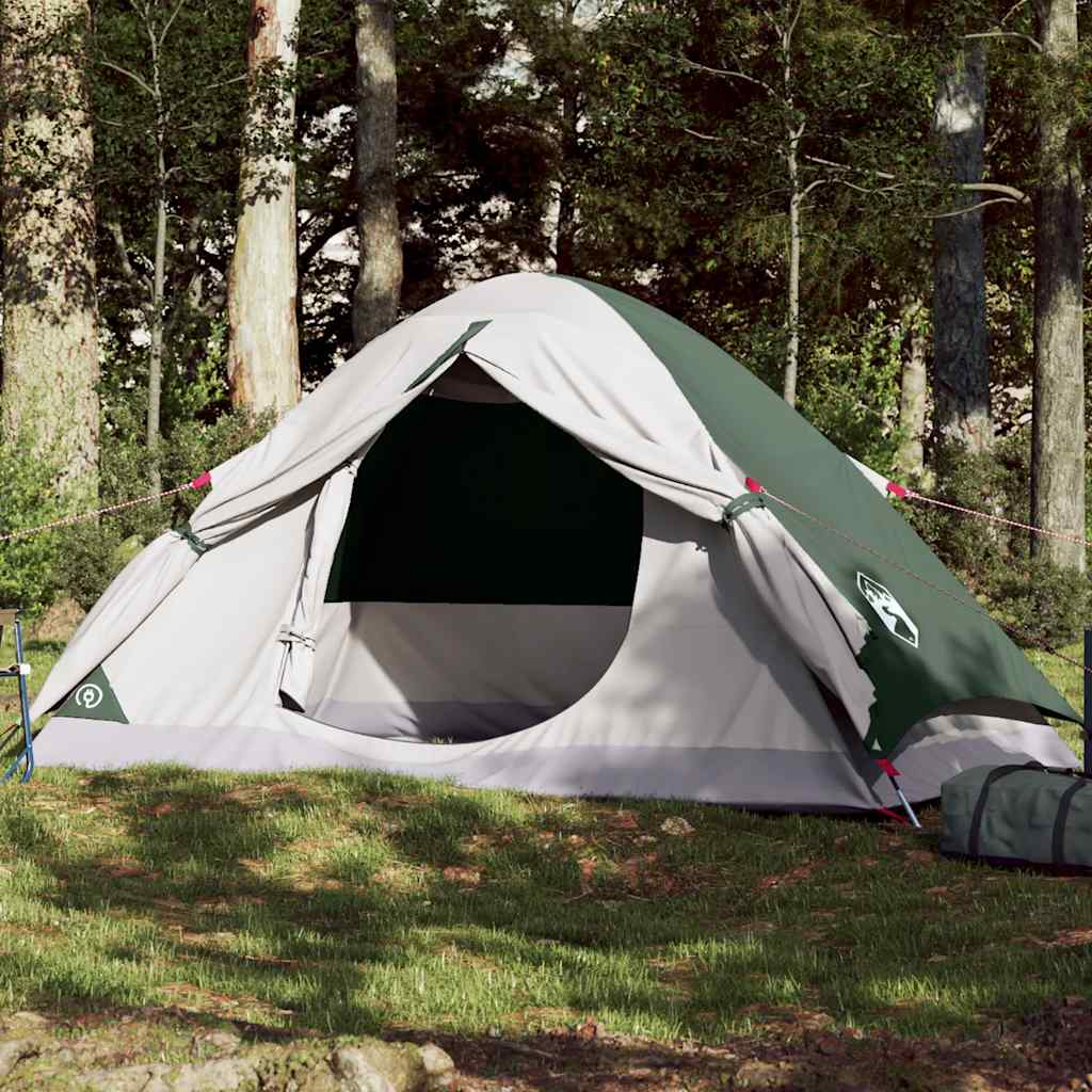 Vidaxl Dome Tent 2-osobowy wodoodporny zielony