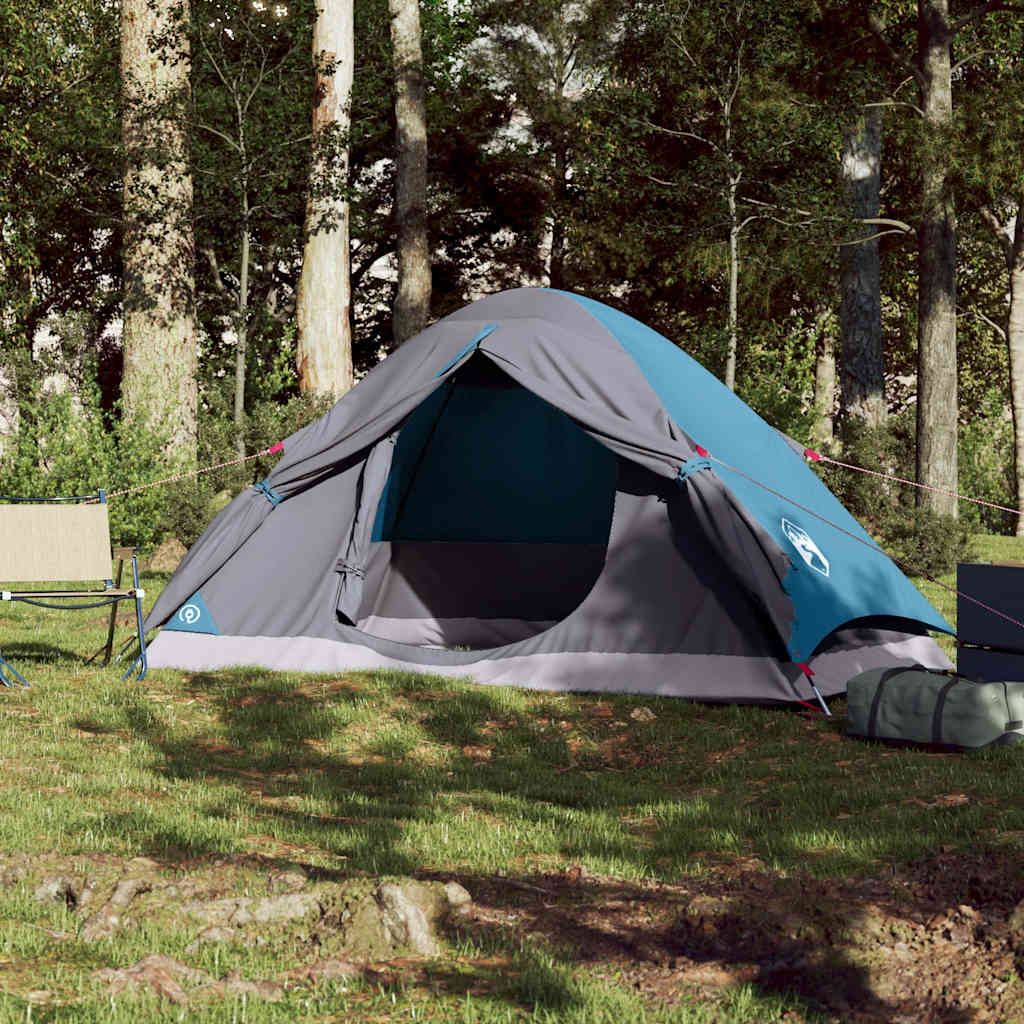 Vidaxl Dome tent 2-person waterproof blue