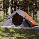 Vidaxl Dome Tent de 2 personas a prueba de agua y naranja