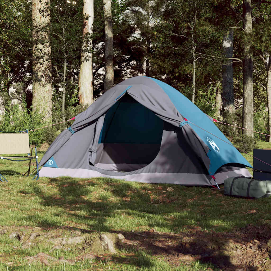 Vidaxl Dome Tent 4-Persona Blue impermeable