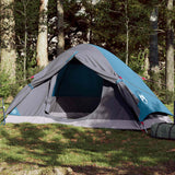 Vidaxl dome tente 4 personnes imperméables bleu