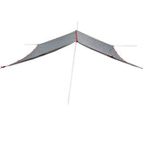 Vidaxx Camping-Markise wasserdicht 300x294 cm grau und orange