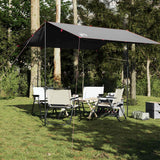 Vidaxx Camping-Markise wasserdicht 300x294 cm grau und orange