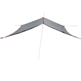 Vidaxx Camping-Markise wasserdicht 300x294 cm grau und orange