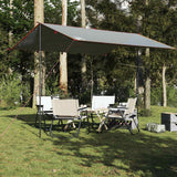 Vidaxx Camping-Markise wasserdicht 360x294 cm grau und orange