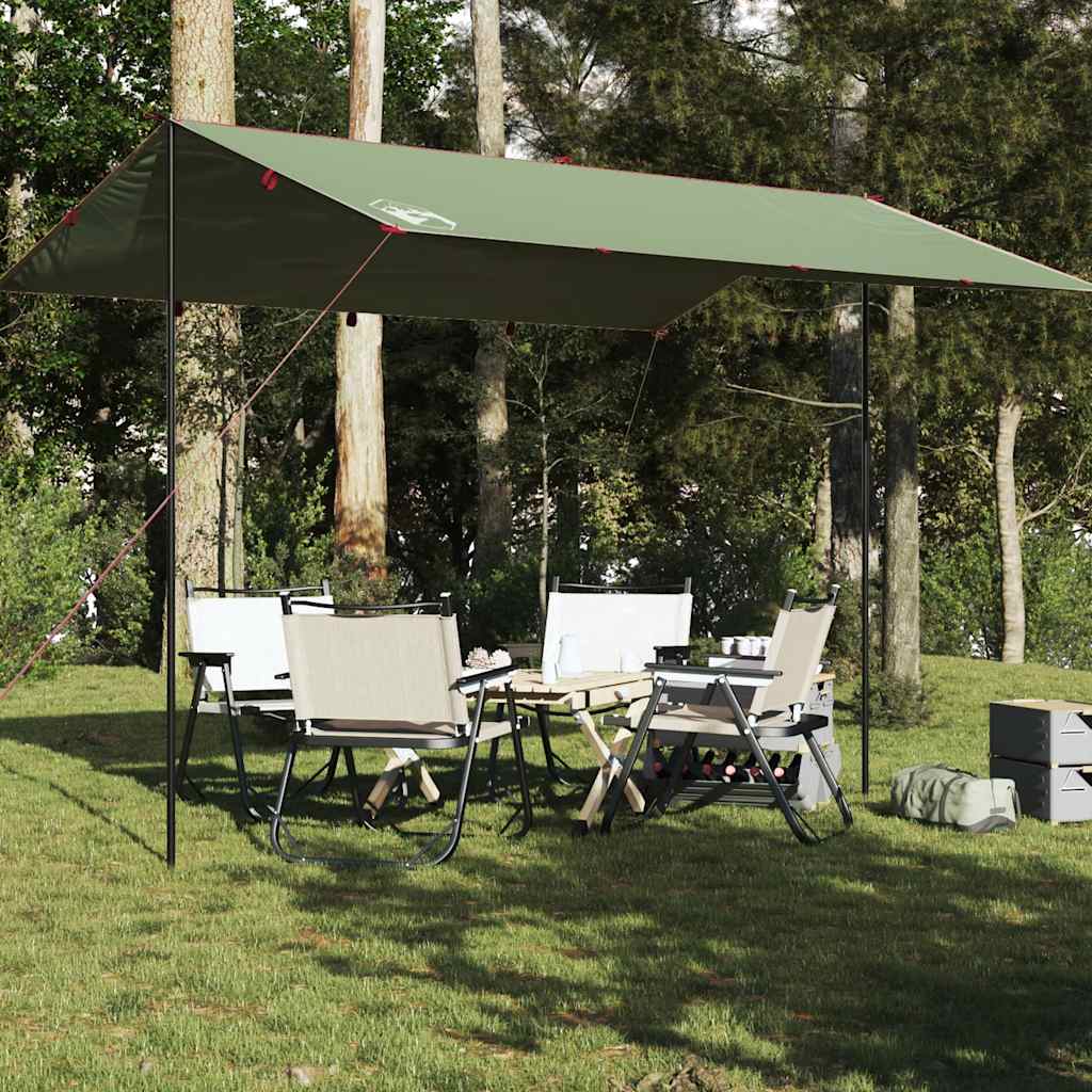 Vidaxl Camping Baldachýn vodotěsný 400x294 cm zelená