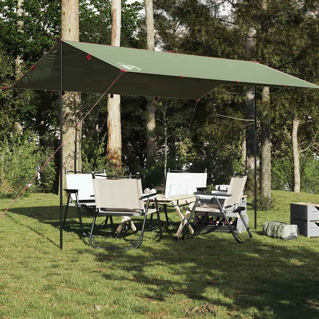 Vidaxl Camping Canopy Vandtæt 400x294 cm grøn