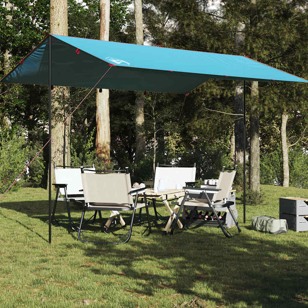 Vidaxl camping camping camping vanntett 400x294 cm blå