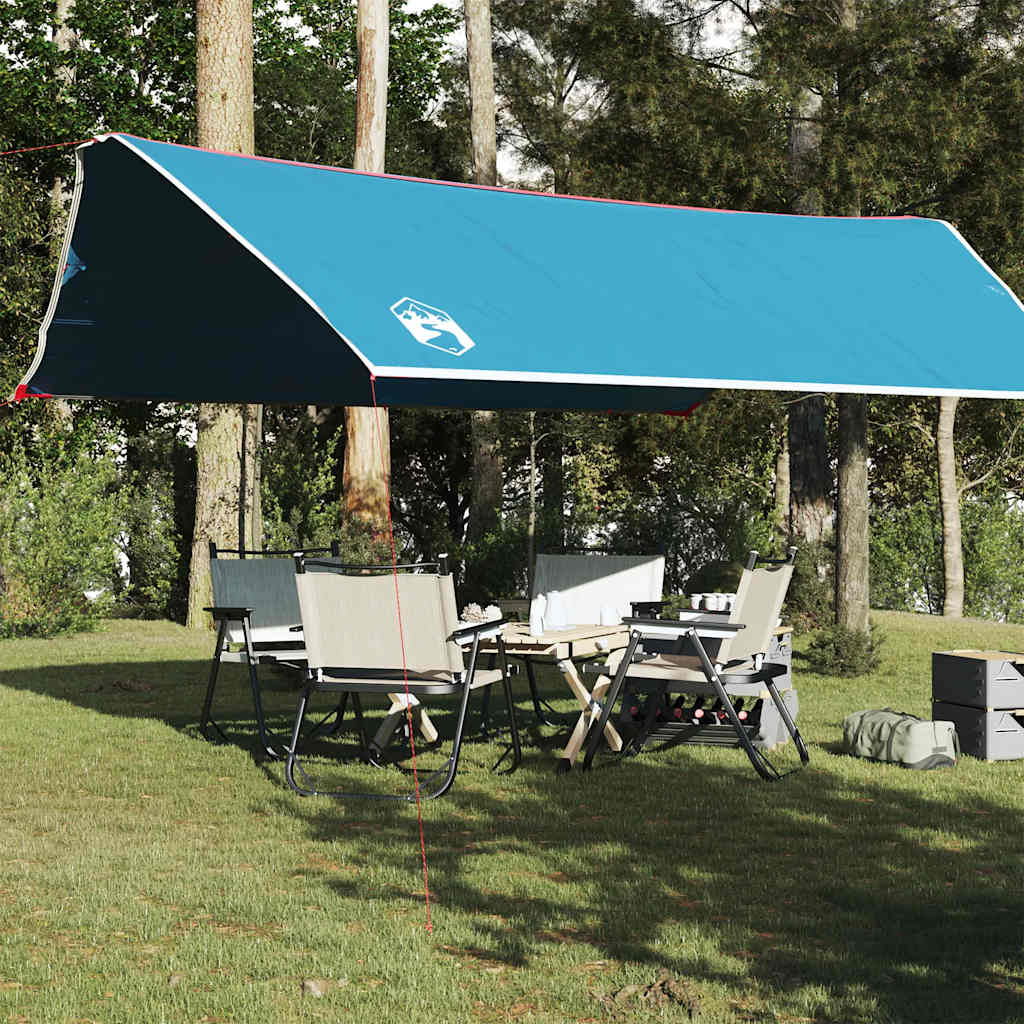 Vidaxl Camping Camping Camping Waterproof 500x294 cm Blue