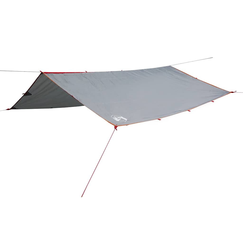 Vidaxl Camping Canvas Waasserdicht 500x294 cm Grey an orange