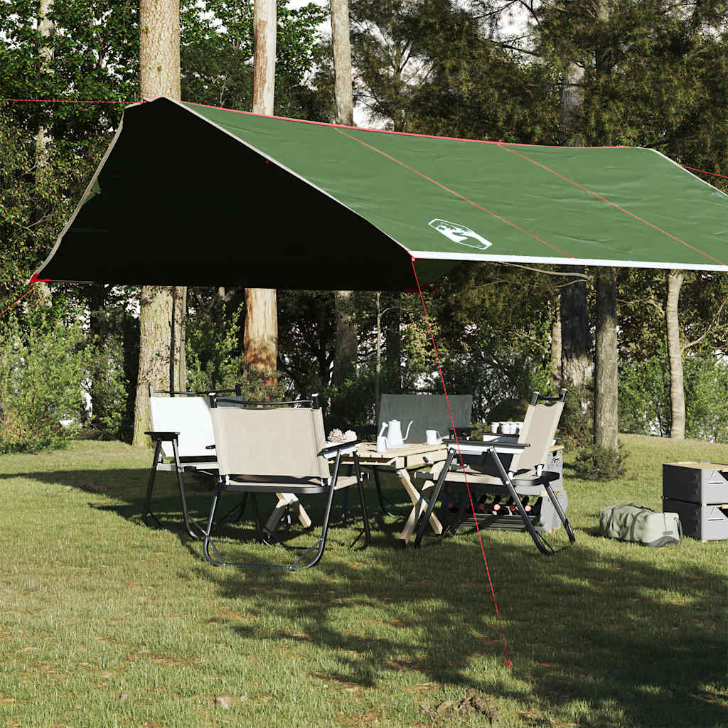 Vidaxl Camping Canopy Waterproof 420x440 cm zielony