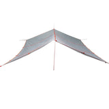 Vidaxl Camping Canvas Waasserdicht 420x440 cm Grey an orange