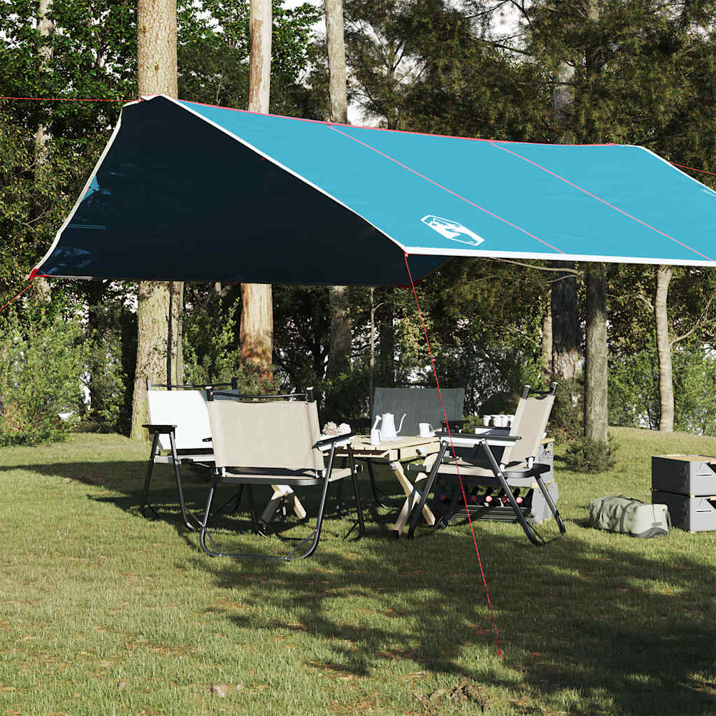 VIDAXL CAMPOGING INCAPOY IN MATRIORE 420x440 cm blu