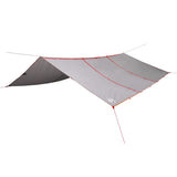 Vidaxx Camping-Markise wasserdicht 420x440 cm grau und orange