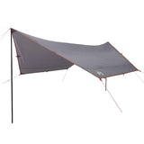 Vidaxl Camping Canvas Waterproof 430x380x210 cm šedá a oranžová