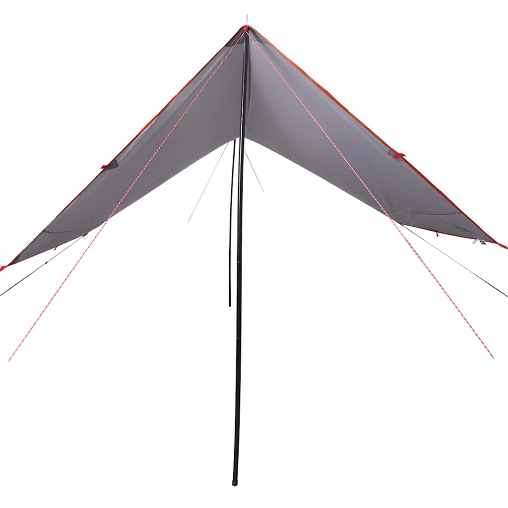 VIDAXL CAMPING CAMPA IN MAGLIO IN MAGLIO 430x380x210 cm grigio e arancione