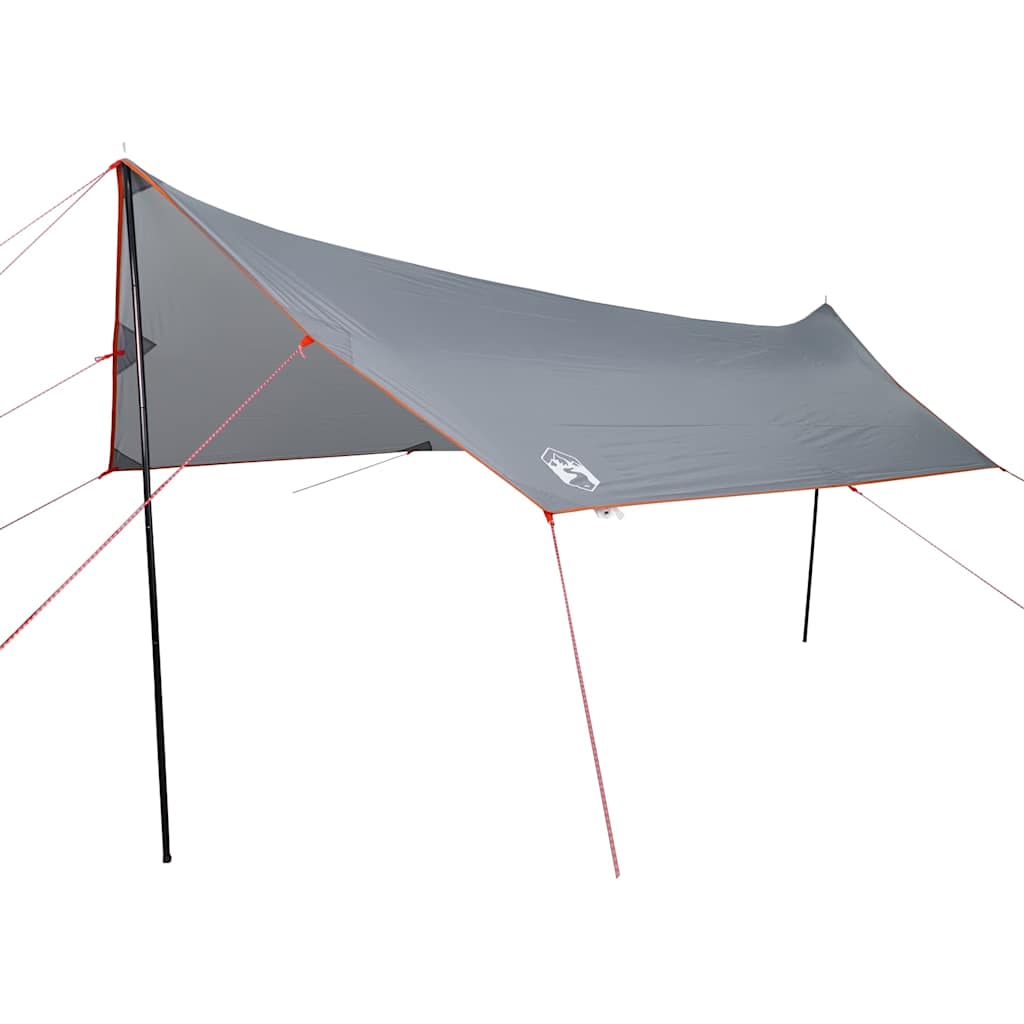 Vidaxl Camping lærred Vandtæt 460x305x210 cm grå og orange