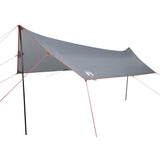 Vidaxl Camping Canvas étanche 460x305x210 cm gris et orange