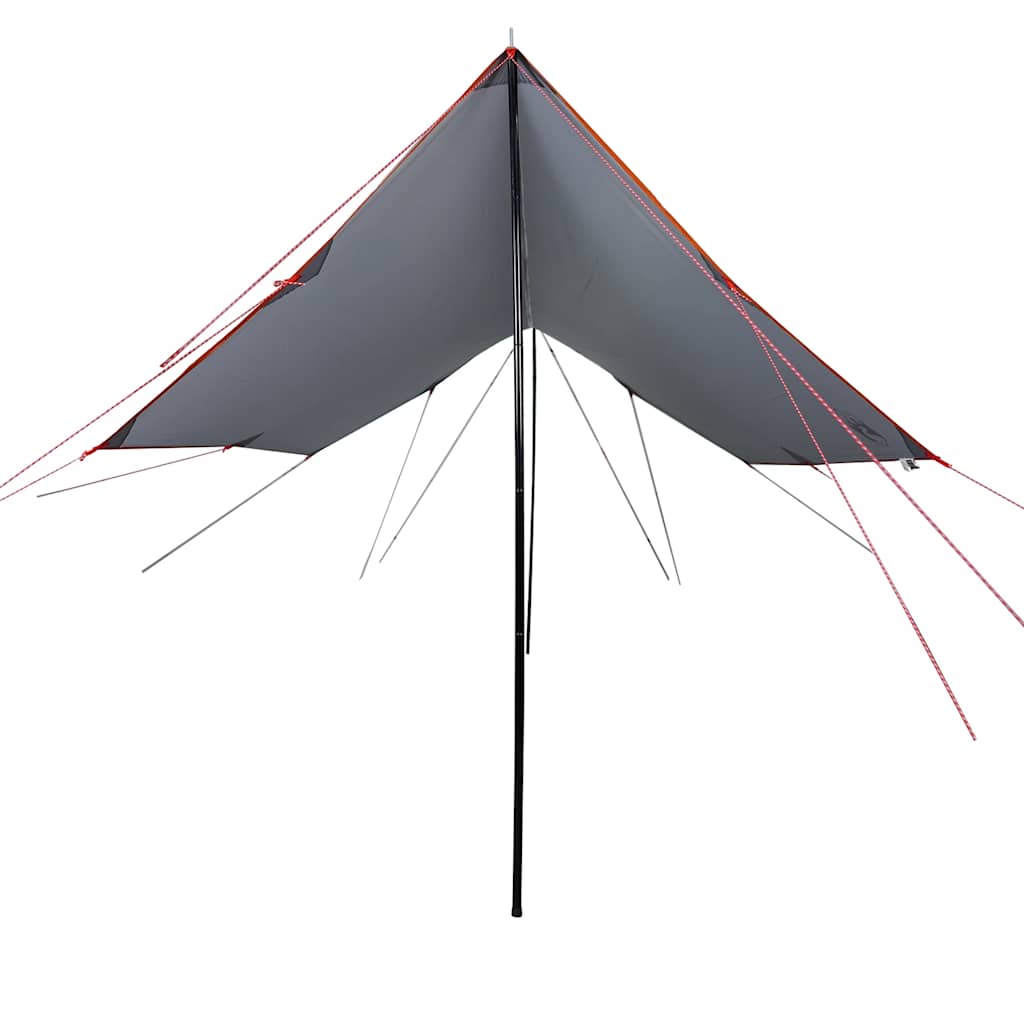 Vidaxl Camping Canvas Waasserdicht 460305x210 cm Grey an orange