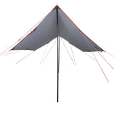 VIDAXL CAMPING CAMPA IN MAGLIO IN MAGLIO 460x305x210 cm grigio e arancione