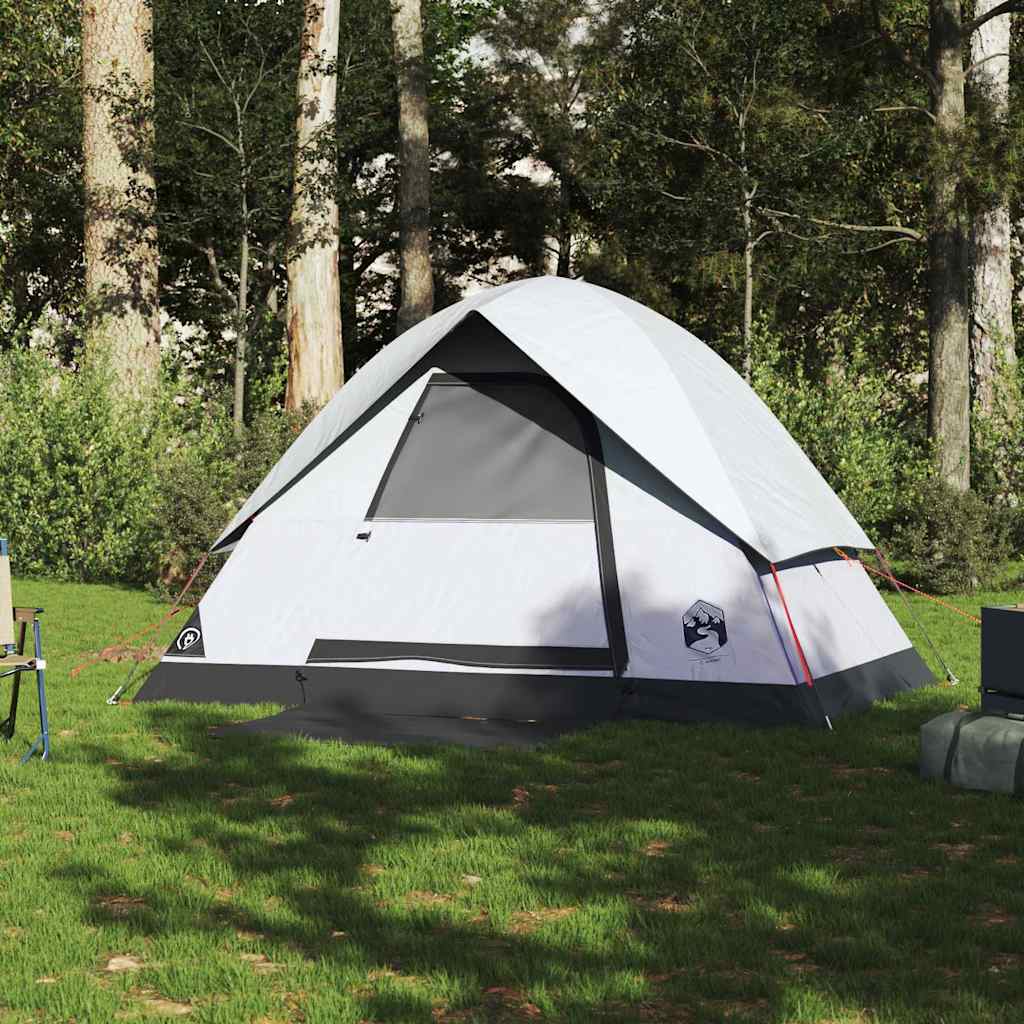 Vidaxl Dome Tent 2-osobowy wodoodporny tkaninę biały