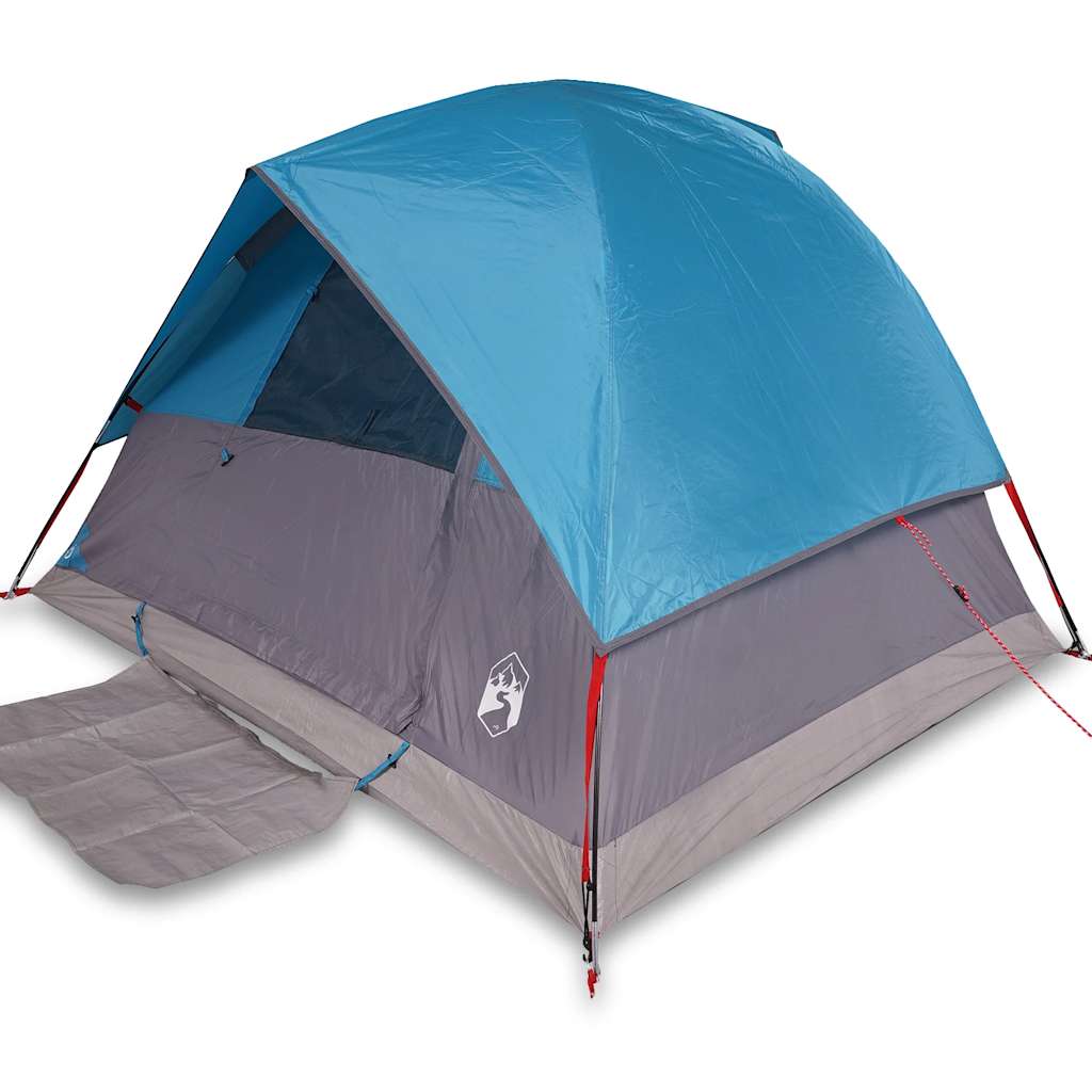 Vidaxl Dome tent 3-person waterproof blue