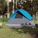 Vidaxl Dome tent 3-person waterproof blue