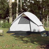 VidaXL Dome tent 3-person waterproofing fabric white