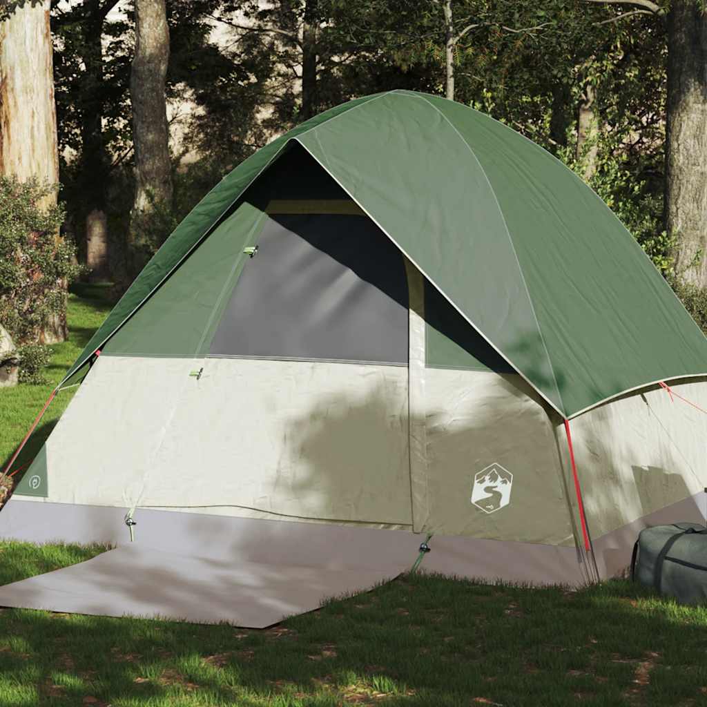 Vidaxl Dome Stan 4-Person Waterproof Green