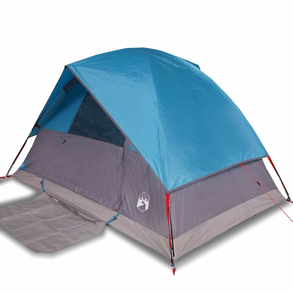 Vidaxl Dome Tent 4-Persona Blue impermeable