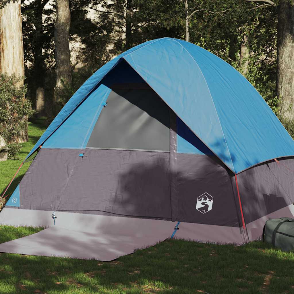 Vidaxl Dome Zelt 4-Personen wasserdicht blau