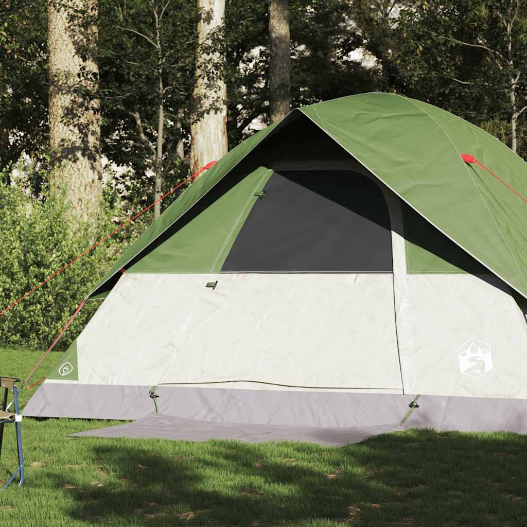 VidaXL Dome tent 6-person Waterproof Green