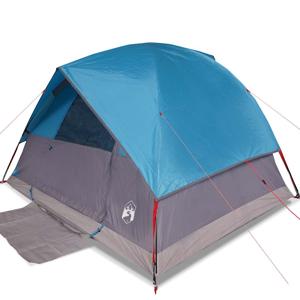 Vidaxl Dome Zelt 6-Personen wasserdicht blau