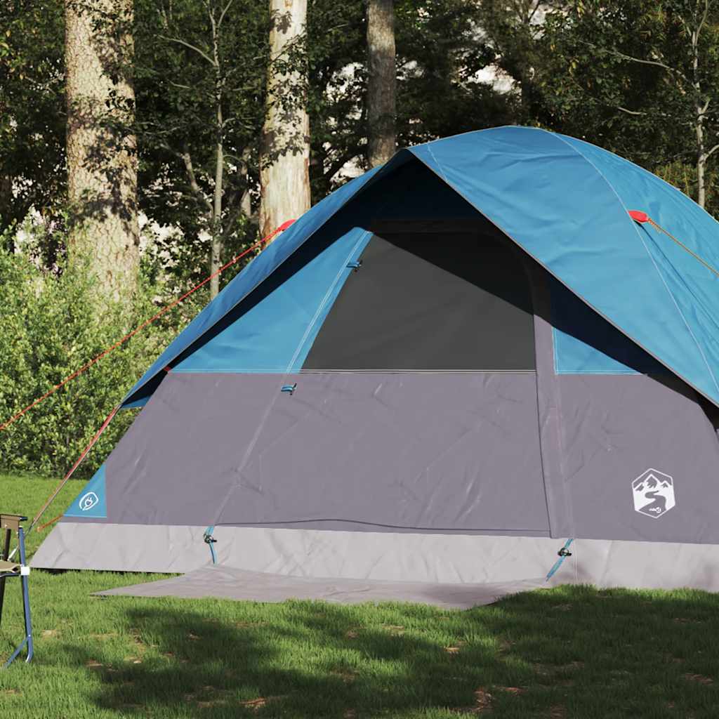 Vidaxl Dome tent 6-person waterproof blue