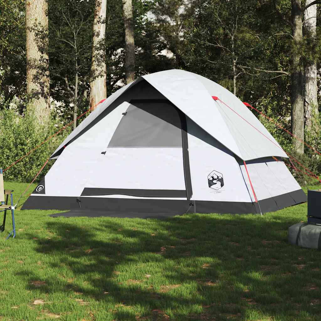 Vidaxl Dome Stan 6-Person Waterproofing Prach bílý