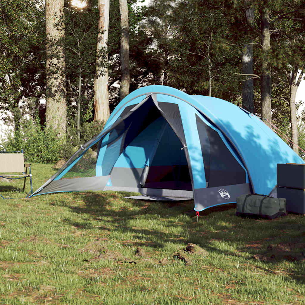 Vidaxl tent 4-persoons waterdicht blauw