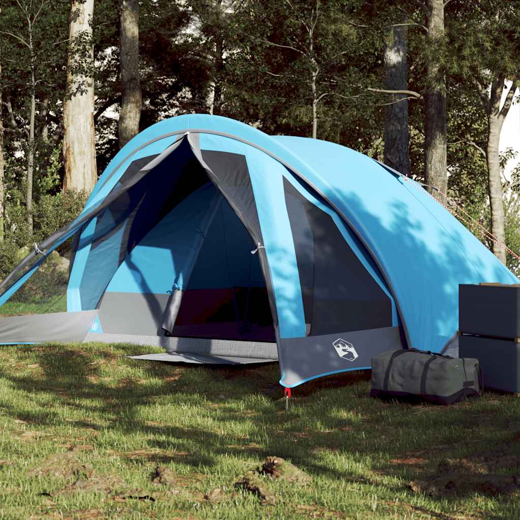 Vidaxl Tent 4-Persona Blue impermeable