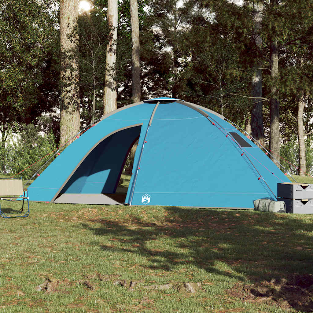 Vidaxl tent 8-persoons waterdicht blauw