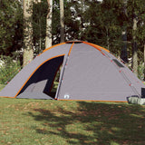 Vidaxl Tent de 8 personas Impermeable y naranja