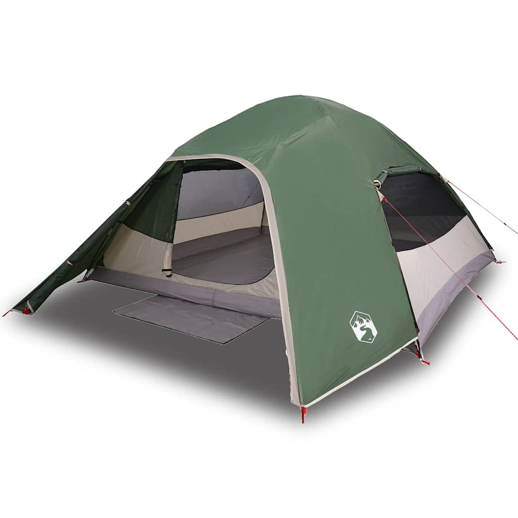 Vidaxl Dome Stan 4-Person Waterproof Green