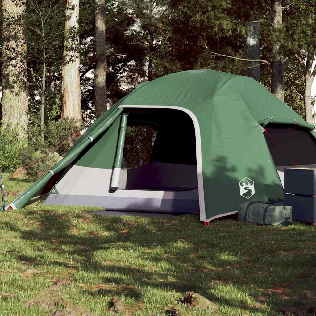 Vidaxl Dome Stan 4-Person Waterproof Green