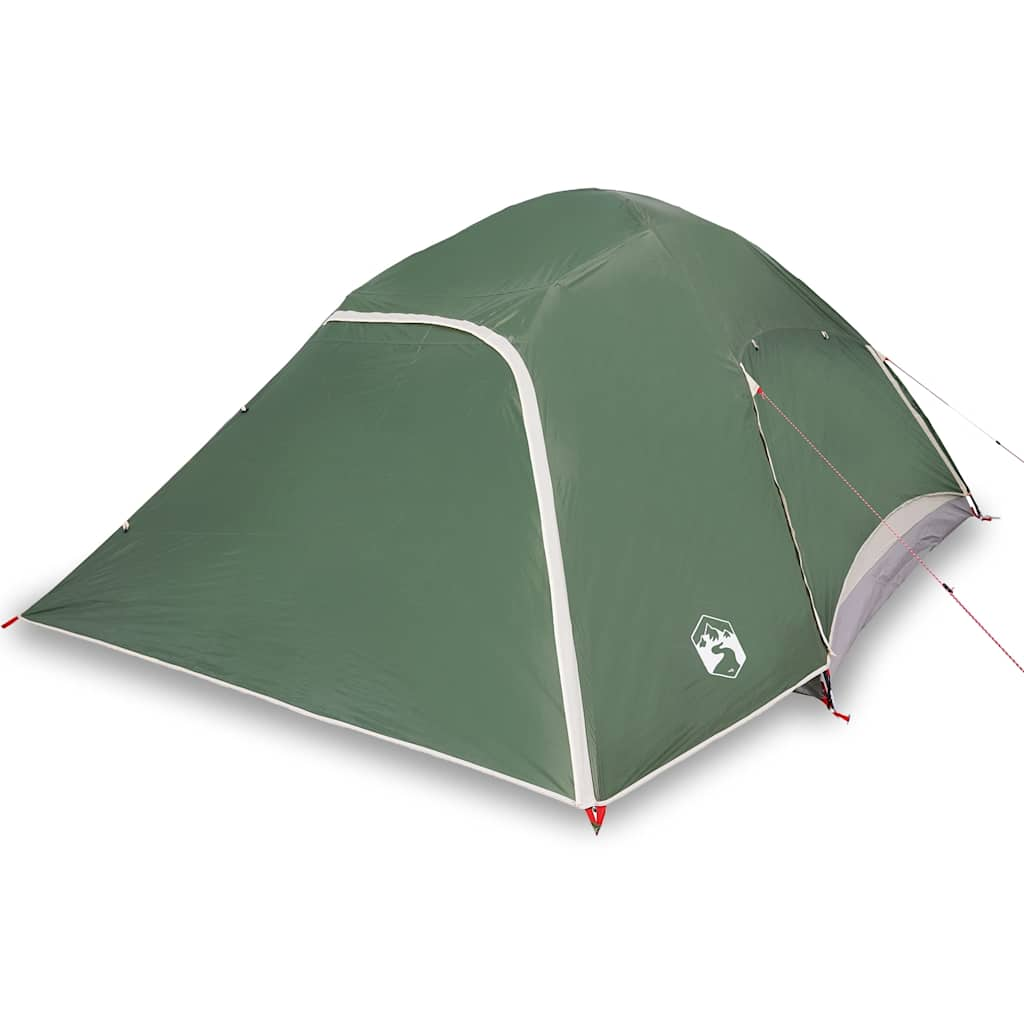 Vidaxl Dome Tenda a 6 persone impermeabile verde