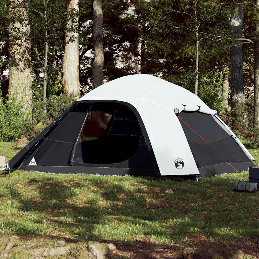 Vidaxl Dome Tent 6-osobowy wodoodporny kurz biały